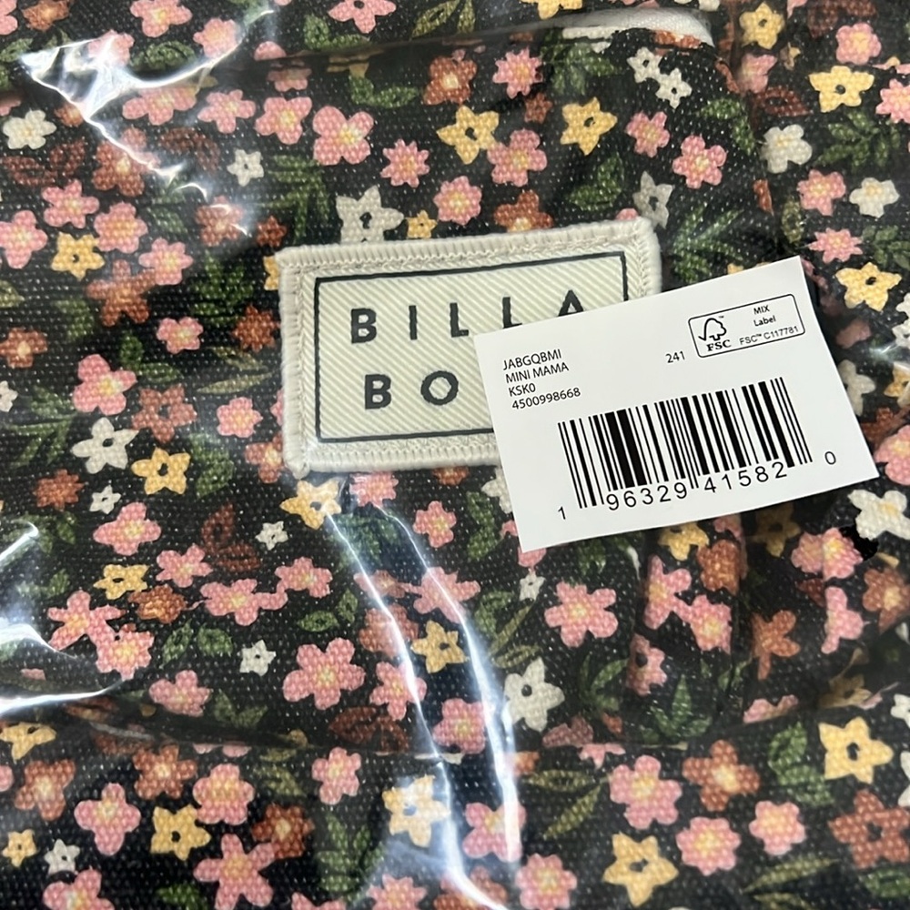 Billabong Floral Mini Mama Backpack NWT - Picture 2 of 3